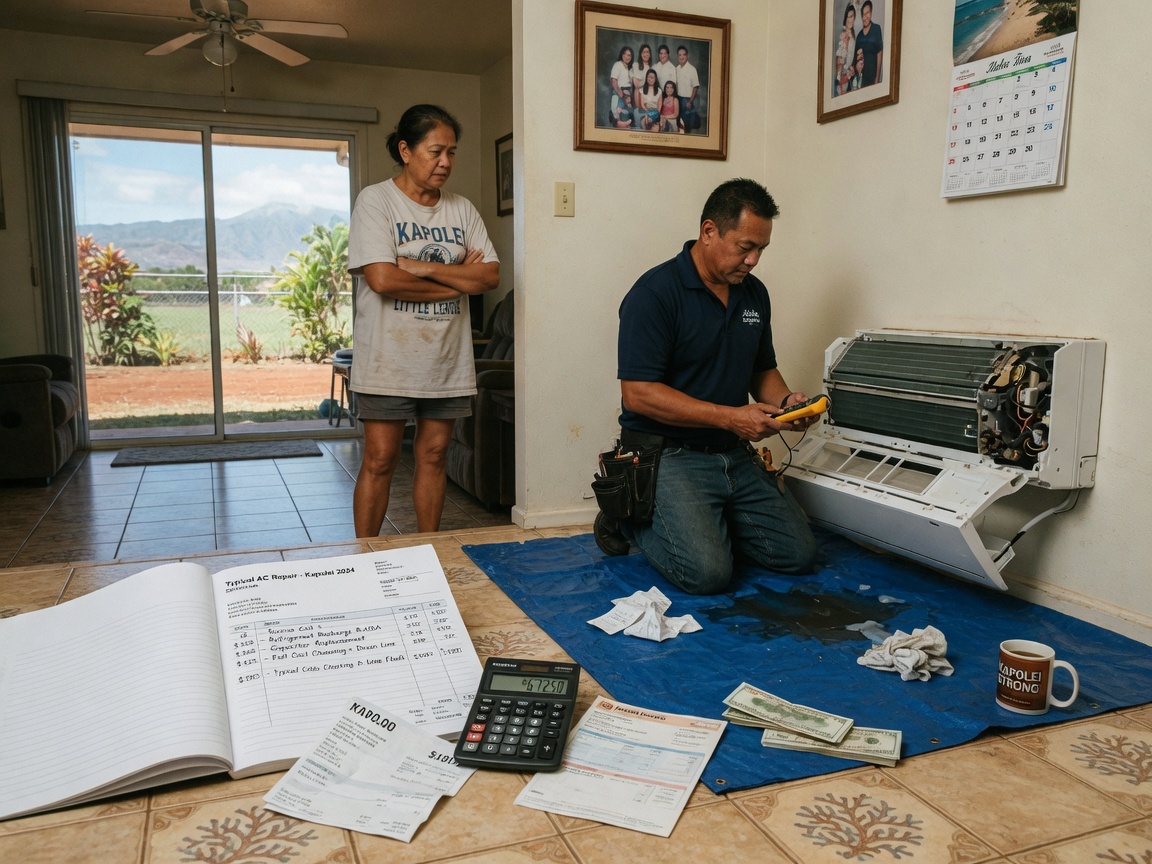 What Kapolei Residents Pay for Typical AC Repair Jobs